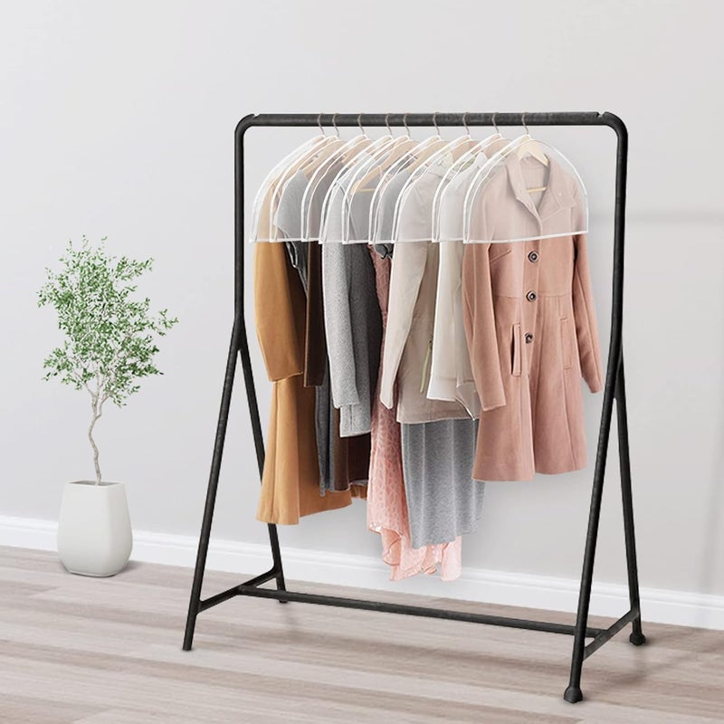 Zilink Shoulder Covers for Clothes (Set of 15) Breathable Garment Dust Covers Protectors with 2" Gusset for Suit, Coats, Jackets, Dress Closet Storage - Image 5